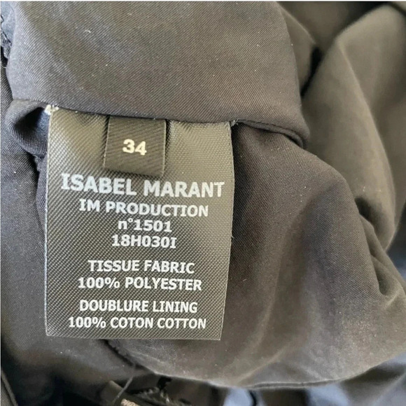 Isabel Marant black ruffle mini skirt - Picture 8 of 12